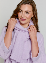 Classic Cashmere Scarf Lavender Fog