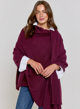Cashmere Travel Wrap - Mulberry