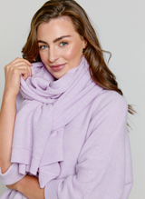 Classic Cashmere Scarf Lavender Fog