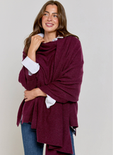 Cashmere Travel Wrap - Mulberry