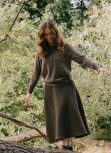 Henley Cashmere Jumper - Cocoa