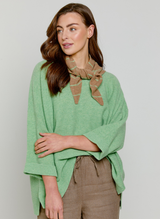 Abbie Rib Cashmere Jumper Lily Green