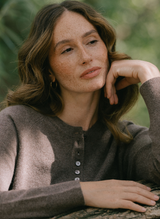 Henley Cashmere Jumper - Cocoa