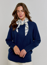 Cashmere Casual Sweatshirt - Navy