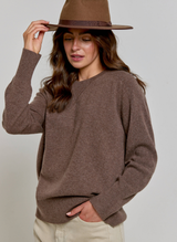 Cashmere Casual Sweatshirt - Cocoa