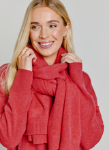 Classic Scarf Coral Rose
