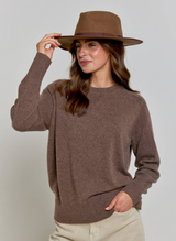 Cashmere Casual Sweatshirt - Cocoa