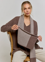 Textured Cashmere Scarf - Cocoa
