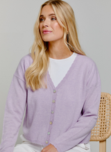 Chelsea Cardigan Lavender Fog