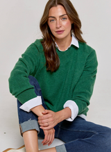 Cashmere Casual Sweatshirt - Botanical Green