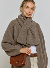 Yak & Alpaca Envelope Scarf - Taupe
