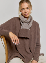 Long Sleeve Cashmere Kimono - Cocoa