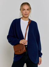 Cocoon Cashmere Cardigan - Navy