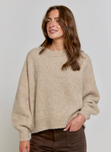 Darcy Yak & Alpaca Oversized Jumper - Chinchilla