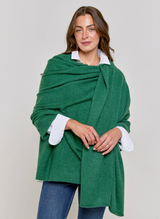 Cashmere Travel Wrap - Botanical Green