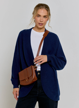 Cocoon Cashmere Cardigan - Navy
