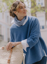 Country Blue Cashmere Abbie