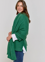 Cashmere Travel Wrap - Botanical Green