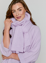 Classic Cashmere Scarf Lavender Fog