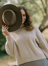 Darcy Yak & Alpaca Oversized Jumper - Chinchilla