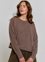 Cashmere Casual Sweatshirt - Cocoa