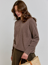 Cashmere Casual Sweatshirt - Cocoa