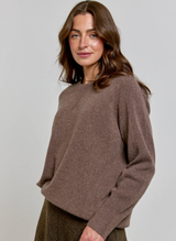 Cashmere Casual Sweatshirt - Cocoa