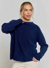Elodie Funnel Neck Cashmere Jumper