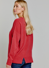Ava Cashmere Jumper Coral Rose