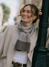 Textured Cashmere Scarf - Cocoa
