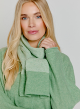 Textured Scarf Lily Green