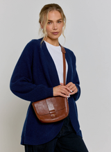 Cocoon Cashmere Cardigan - Navy