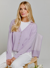 Chelsea Cardigan Lavender Fog