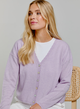 Chelsea Cardigan Lavender Fog