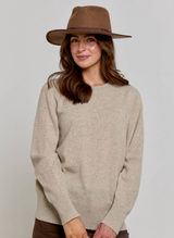 Cashmere Casual Sweatshirt - Chinchilla