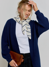 Cocoon Cashmere Cardigan - Navy