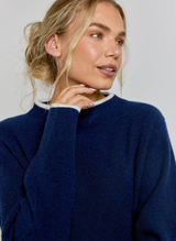 Elodie Funnel Neck Cashmere Jumper