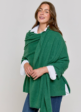 Cashmere Travel Wrap - Botanical Green