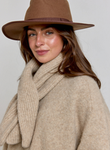Yak & Alpaca Envelope Scarf - Chinchilla