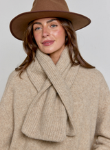 Yak & Alpaca Envelope Scarf - Chinchilla