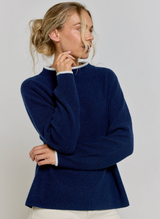 Elodie Funnel Neck Cashmere Jumper