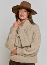 Yak & Alpaca Envelope Scarf - Chinchilla