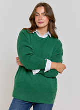 Cashmere Casual Sweatshirt - Botanical Green