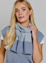 Textured Scarf Blue Mist