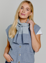 Textured Scarf Blue Mist