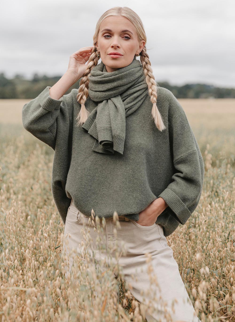 トップス Greed Cashmere Lambs Short Rib Sweater Greed Cashmere Lambs Short Rib Sweater Cashmere Saddle Sleeve