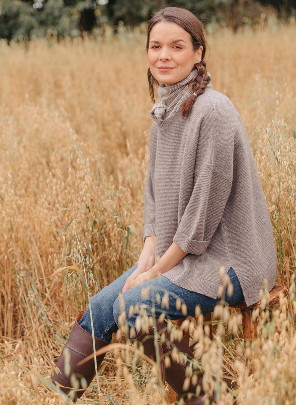 Sutton Taupe Poncho Sutton Taupe Poncho