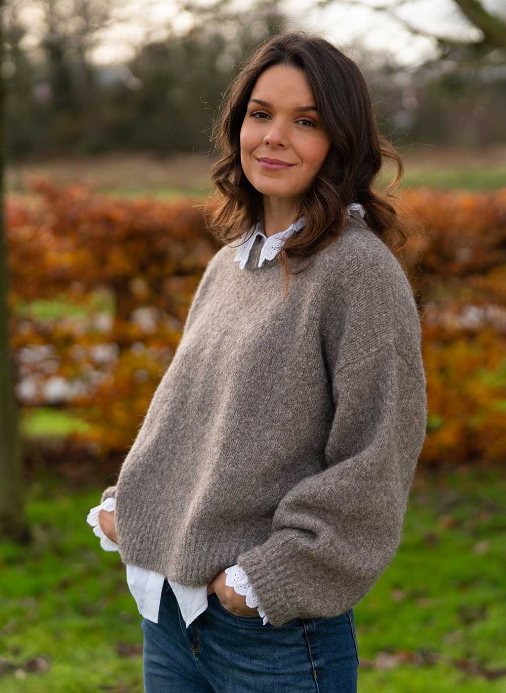 トップス 21AW seya. ALPACA SHAGGY FLEECE SIZE M Women's Uddesya 1/4 Zip Fleece Brown | Sherpa Adventure Gear